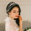 image:imageBeaupretty 2 Pieces Multi Layers Metal Headband Simple Thin Non Slip Metal Wire Headpiece Four Layer Headband Wedding Crown Bride Tiara Halloween Hair Accessories for Women GoldSilver