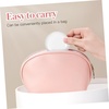 image:imageBeaupretty 2 Pieces Plastic Lips Balm Jars Empty Lip Mask Holder Box with Silicone Lip Brush Mirror Refillable Lipstick Pot for Home Travel
