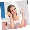 image:imageBeaupretty 2 Pieces Plastic Lips Balm Jars Empty Lip Mask Holder Box with Silicone Lip Brush Mirror Refillable Lipstick Pot for Home Travel