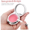 image:imageBeaupretty 2 Pieces Plastic Lips Balm Jars Empty Lip Mask Holder Box with Silicone Lip Brush Mirror Refillable Lipstick Pot for Home Travel