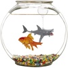 image:imageBeaupretty 2 Sets Fish Decoration Fish Tank Floating Decorations Fish Tank Accessories Sharks Aquarium Layout Prop