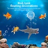 image:imageBeaupretty 2 Sets Fish Decoration Fish Tank Floating Decorations Fish Tank Accessories Sharks Aquarium Layout Prop