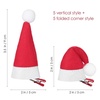 image:imageBeaupretty 20 Pieces Christmas Hair Clips Santa Hat Hair Clips Cute Mini Red Santa Hat Hair Grips Barrettes for Girls10 Count Pack of 1