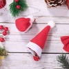 image:imageBeaupretty 20 Pieces Christmas Hair Clips Santa Hat Hair Clips Cute Mini Red Santa Hat Hair Grips Barrettes for Girls20 pcs