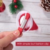 image:imageBeaupretty 20 Pieces Christmas Hair Clips Santa Hat Hair Clips Cute Mini Red Santa Hat Hair Grips Barrettes for Girls20 pcs