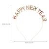 image:imageBeaupretty 2025 Happy New Year Headband Glitter Party Headpieces Decorative Christmas Party Headdress for Kids GirlsColorful