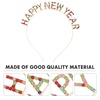 image:imageBeaupretty 2025 Happy New Year Headband Glitter Party Headpieces Decorative Christmas Party Headdress for Kids GirlsColorful