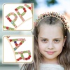 image:imageBeaupretty 2025 Happy New Year Headband Glitter Party Headpieces Decorative Christmas Party Headdress for Kids GirlsColorful