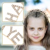 image:imageBeaupretty 2025 Happy New Year Headband Glitter Party Headpieces Decorative Christmas Party Headdress for Kids GirlsGolden