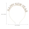image:imageBeaupretty 2025 Happy New Year Headband Glitter Party Headpieces Decorative Christmas Party Headdress for Kids GirlsGolden