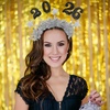 image:imageBeaupretty 2026 New Year Party Headband with Glitter Sliver Stars Hair Hoop Festival Accessories for Women Holiday CelebrationsSilver