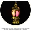 image:imageBeaupretty 20PCS Ramadan Mini Keychain Flashlight Mini Lantern Keychains Ramadan Lantern Purse Light Handbag Keyring Pocket Islam Eid Gift Random Color