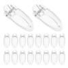 image:imageBeaupretty 20Pcs Transparent Mini Alligator Hair Clips for Duckbill Barrettes Firm Hold Snap Hairpins for Kids Girls Boys School Parties Everyday Wear