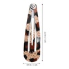 image:imageBeaupretty 24pcs Snap Hair Clips Leopard Animal Print No Slip Metal Geometric Snap Barrettes BB Hairpins Side Clip Hair Accessories for Women Girls Hair Styling