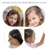 image:imageBeaupretty 24pcs Snap Hair Clips Leopard Animal Print No Slip Metal Geometric Snap Barrettes BB Hairpins Side Clip Hair Accessories for Women Girls Hair Styling