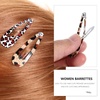 image:imageBeaupretty 24pcs Snap Hair Clips Leopard Animal Print No Slip Metal Geometric Snap Barrettes BB Hairpins Side Clip Hair Accessories for Women Girls Hair Styling