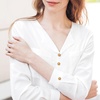 image:imageBeaupretty 25Pcs AntiExposure Brooch Buttons Elegant Pearl NoSew Button Pins for Womens Shirt Skirt amp Cardigan Secure Cleavage Cover Up Safety Pins for Daily Wear