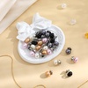 image:imageBeaupretty 25Pcs AntiExposure Brooch Buttons Elegant Pearl NoSew Button Pins for Womens Shirt Skirt amp Cardigan Secure Cleavage Cover Up Safety Pins for Daily Wear