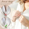 image:imageBeaupretty 25Pcs AntiExposure Brooch Buttons Elegant Pearl NoSew Button Pins for Womens Shirt Skirt amp Cardigan Secure Cleavage Cover Up Safety Pins for Daily Wear