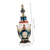image:imageBeaupretty 25ml Empty Refillable Perfume Bottle Vintage Perfume Bottle Middle Eastern Style Glass Container for Perfumes amp Essential Oils BlueBlue