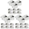 image:imageBeaupretty 27Pcs Round Soil Sample Jars with Lids 196X354 Inch Mini Soil Storage Containers for Lab Weighing Observation and Scientific UseSilverx3pcs