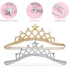 image:imageBeaupretty 2PCS Baby Girls Crystal Crown Tiara Hair Belt Headband Soft Headwrap Princess Headpiece Children Hair Accessories for Birthday Party Photography SilverGold