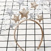 image:imageBeaupretty 2PCS Glitter Star Headband Stars Hair Bands Head Bopper Elastic Hair Hoop for Women Girls Party Hair Decor Accessories