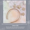 image:imageBeaupretty 2PCS Glitter Star Headband Stars Hair Bands Head Bopper Elastic Hair Hoop for Women Girls Party Hair Decor Accessories