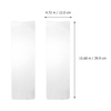 image:imageBeaupretty 2PCS Hair Dye Board Highlighting Paddle Balayage Board Clear Highlighting Board for Hair Coloring Dyeing