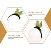 image:imageBeaupretty 2PCS Pineapple Headband Glitter Funny Fruit Headpiece Tropical Hawaiian Headwear Cosplay Accessories for Women Girls Party