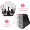 image:imageBeaupretty 2PCS Replacement Clipper Blades Pet Dog Clipper Blades Detachable Hair Clipper Blades Pet Grooming Clipper for Pet Clippers for Salon