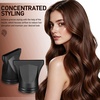image:imageBeaupretty 2Pack Hair Dryer Nozzle Attachment Professional Concentrator Tips for Curly amp Wavy Hair Lightweight Blow Dryer Replacement Nozzle for Salon Styling