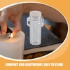 image:imageBeaupretty 2Pack Waterproof Lighter Case Clear Protective Sleeve Compact amp Portable Plastic Lighter Holder for Outdoor Camping Survival