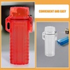 image:imageBeaupretty 2Pack Waterproof Lighter Case Clear Protective Sleeve Compact amp Portable Plastic Lighter Holder for Outdoor Camping Survival