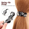 image:imageBeaupretty 2Pcs Hair Clips for Women Flat Buckle Barrettes Secure Hold Hair Accessories for Thick and Fine Everyday Styling and Curl Design