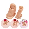 image:imageBeaupretty 2Pcs Silicone Practice Toes for Nail Art Training Flexible Mannequin Model for DIY Acrylic Nails and Versatile Fake Fingers for Enhanced Nail Skills