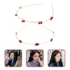 image:imageBeaupretty 2pcs Cherry Strawberry Headbands Hair Hoops Fruit Headbands Hair Accessories Girls Women