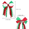 image:imageBeaupretty 2pcs Christmas Hair Clips Christmas Hair Bows Xmas Clips Decorations Party Decors Holiday Bow Clips Headwear for Women Girls