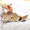 image:imageBeaupretty 2pcs Christmas Tree Serving Tray Platter Dry Fruits Snacks Plates Candy Container for Holiday WhiteWhite