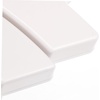 image:imageBeaupretty 2pcs Christmas Tree Serving Tray Platter Dry Fruits Snacks Plates Candy Container for Holiday WhiteWhite