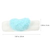 image:imageBeaupretty 2pcs Plush Spa Headband Cute Heart Coral Fleece Makeup Headband Soft Elastic Head Wrap Cosmetic Bow Hair Bands Women Facial Hair Scrunchies for Shower WhiteWhite Blue White Grey
