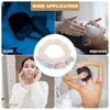 image:imageBeaupretty 2pcs Plush Spa Headband Cute Heart Coral Fleece Makeup Headband Soft Elastic Head Wrap Cosmetic Bow Hair Bands Women Facial Hair Scrunchies for Shower WhiteWhite
