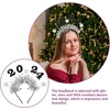 image:imageBeaupretty 3 Pieces 2024 New Year Headbands Happy New Year Headband with 2024 Star New Years Eve Headbands New Year Party Favors 1Silver2Gold