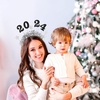 image:imageBeaupretty 3 Pieces 2024 New Year Headbands Happy New Year Headband with 2024 Star New Years Eve Headbands New Year Party Favors 1Silver2Gold