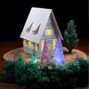 image:imageBeaupretty 3 Pieces Lighted Christmas Tree Figurine Color Changing LED Acrylic Holiday Tree Christmas Table Top Decoration for Centerpieces Window Desk Mantel Gift White
