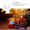 image:imageBeaupretty 3 Pieces Lighted Christmas Tree Figurine Color Changing LED Acrylic Holiday Tree Christmas Table Top Decoration for Centerpieces Window Desk Mantel Gift White