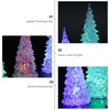 image:imageBeaupretty 3 Pieces Lighted Christmas Tree Figurine Color Changing LED Acrylic Holiday Tree Christmas Table Top Decoration for Centerpieces Window Desk Mantel Gift White