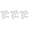 image:imageBeaupretty 30 pcs Accessory Rhinestones Diy Decoration Flatback Back Mini Jewelry Crafts Embellishments Shape Crowns Silver and Cellphone Present Metal Button Tiny MakingSilverx3pcs