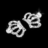 image:imageBeaupretty 30 pcs Accessory Rhinestones Diy Decoration Flatback Back Mini Jewelry Crafts Embellishments Shape Crowns Silver and Cellphone Present Metal Button Tiny MakingSilverx3pcs