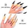 image:imageBeaupretty 30Pcs Zombie Fake Fingers Nail Cover Halloween Spooky Scary Nails for Cosplay